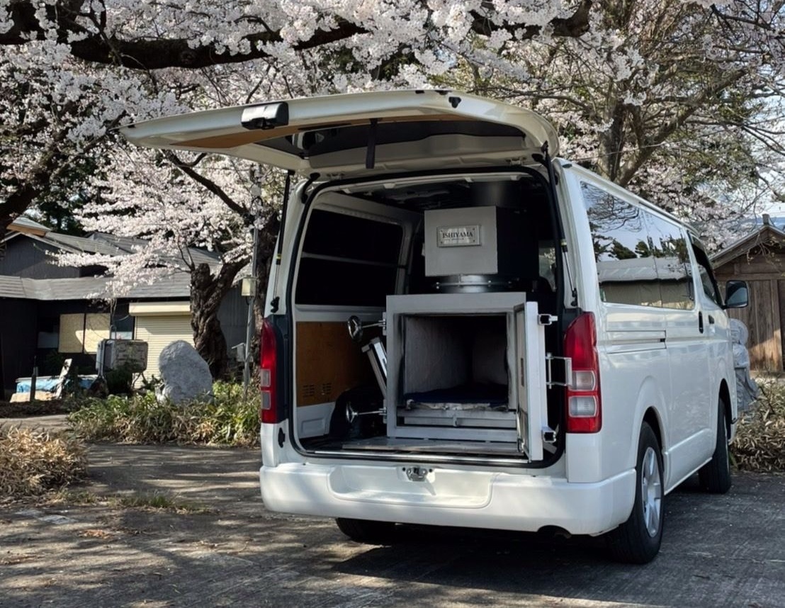アニマルステーションあいんの火葬車